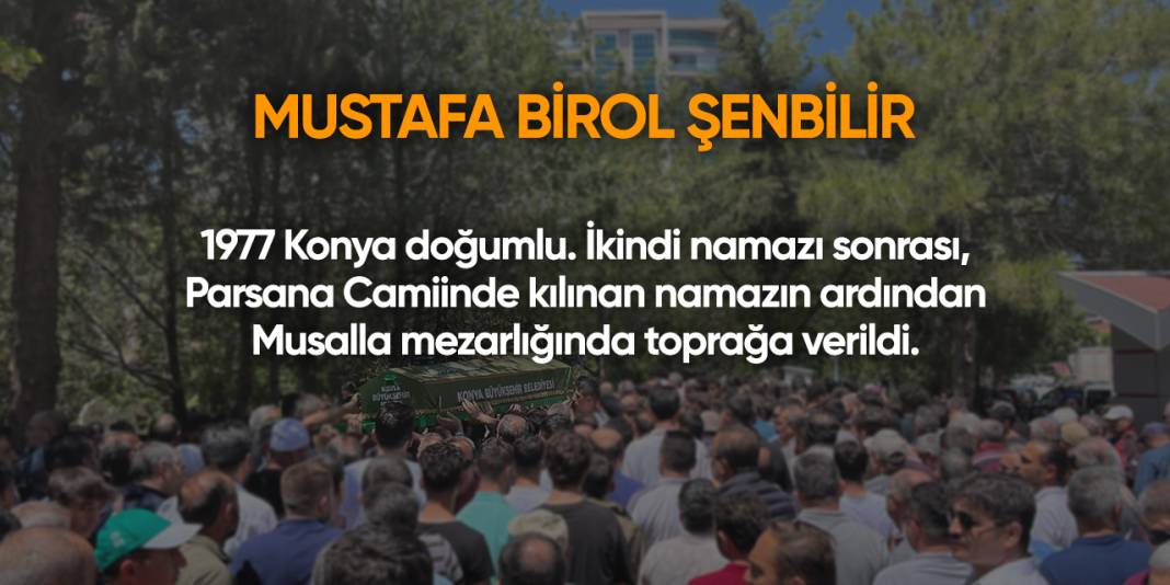 Konya'da bugün vefat edenler | 8 Ağustos 2025 8